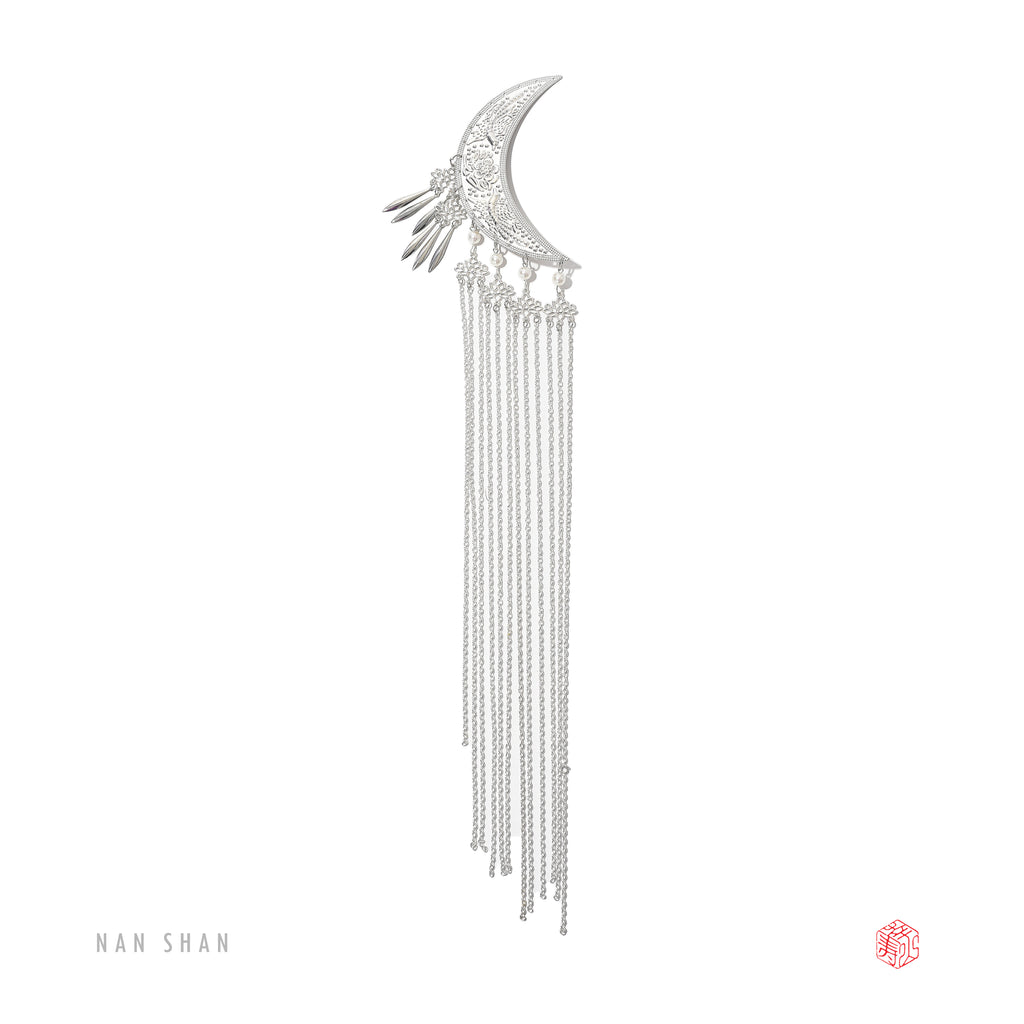 Feather of the Moon – Hair Pin