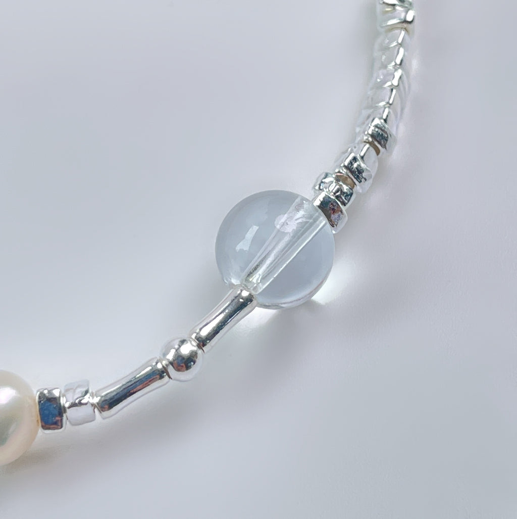 Morning Over The Sea - Bracelet and Earrings Set
