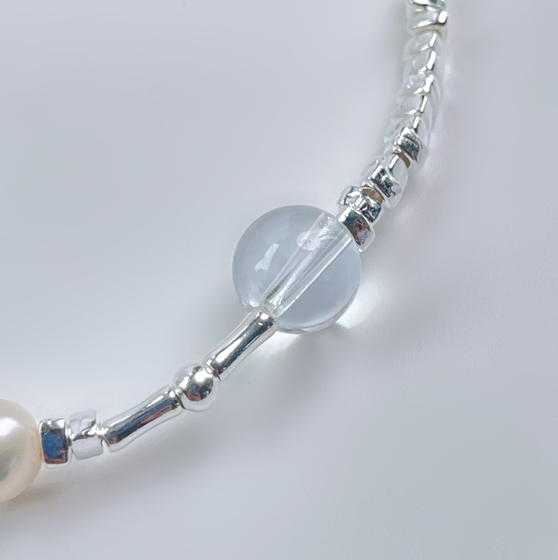 Morning Over The Sea - Bracelet and Earrings Set