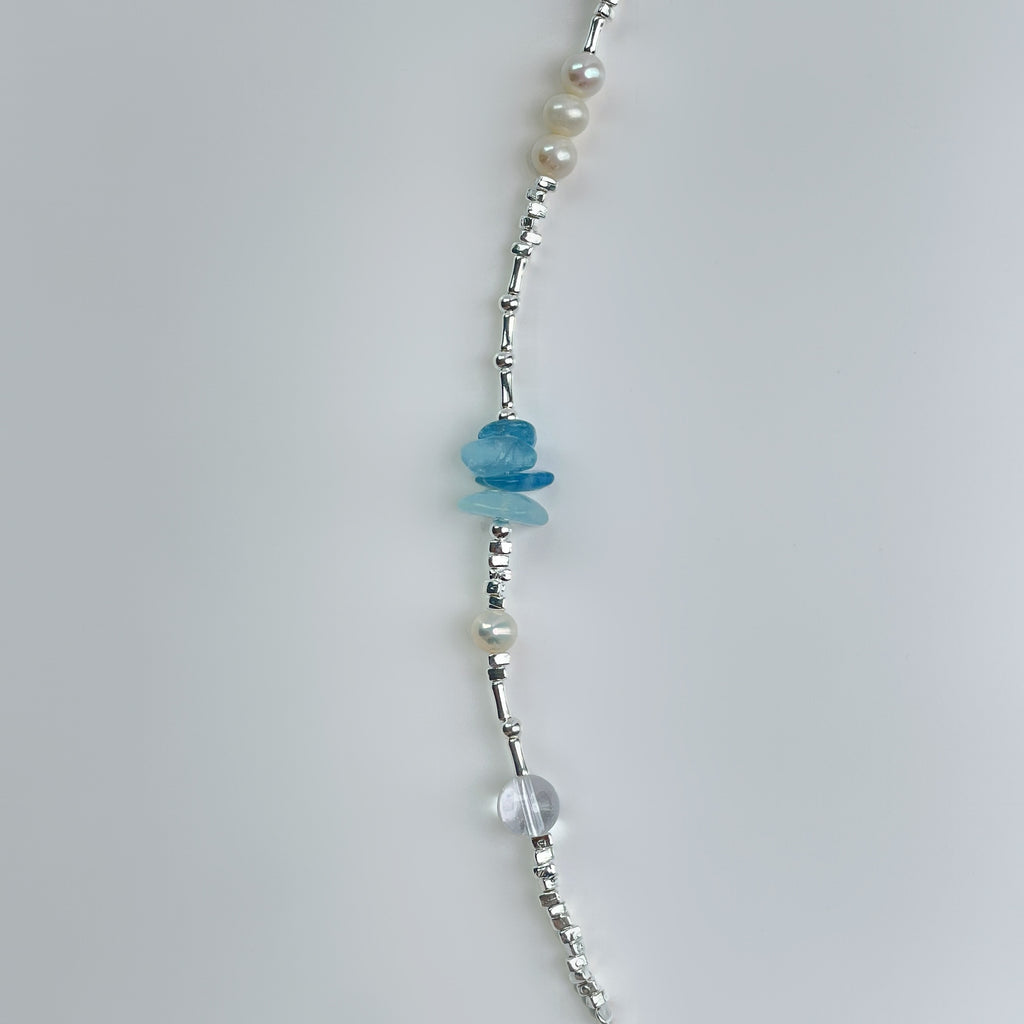 Morning Over The Sea - Bracelet and Earrings Set