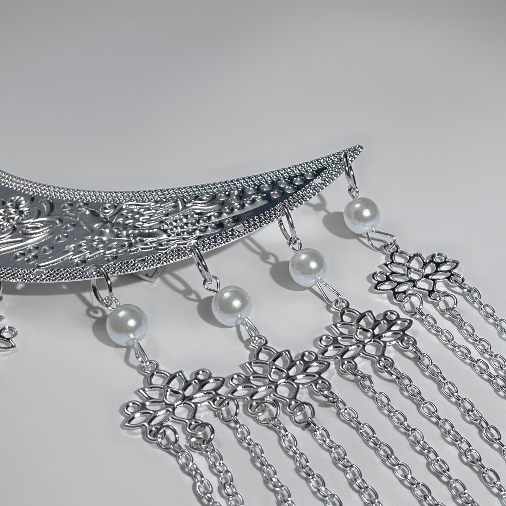 Feather of the Moon – Hair Pin