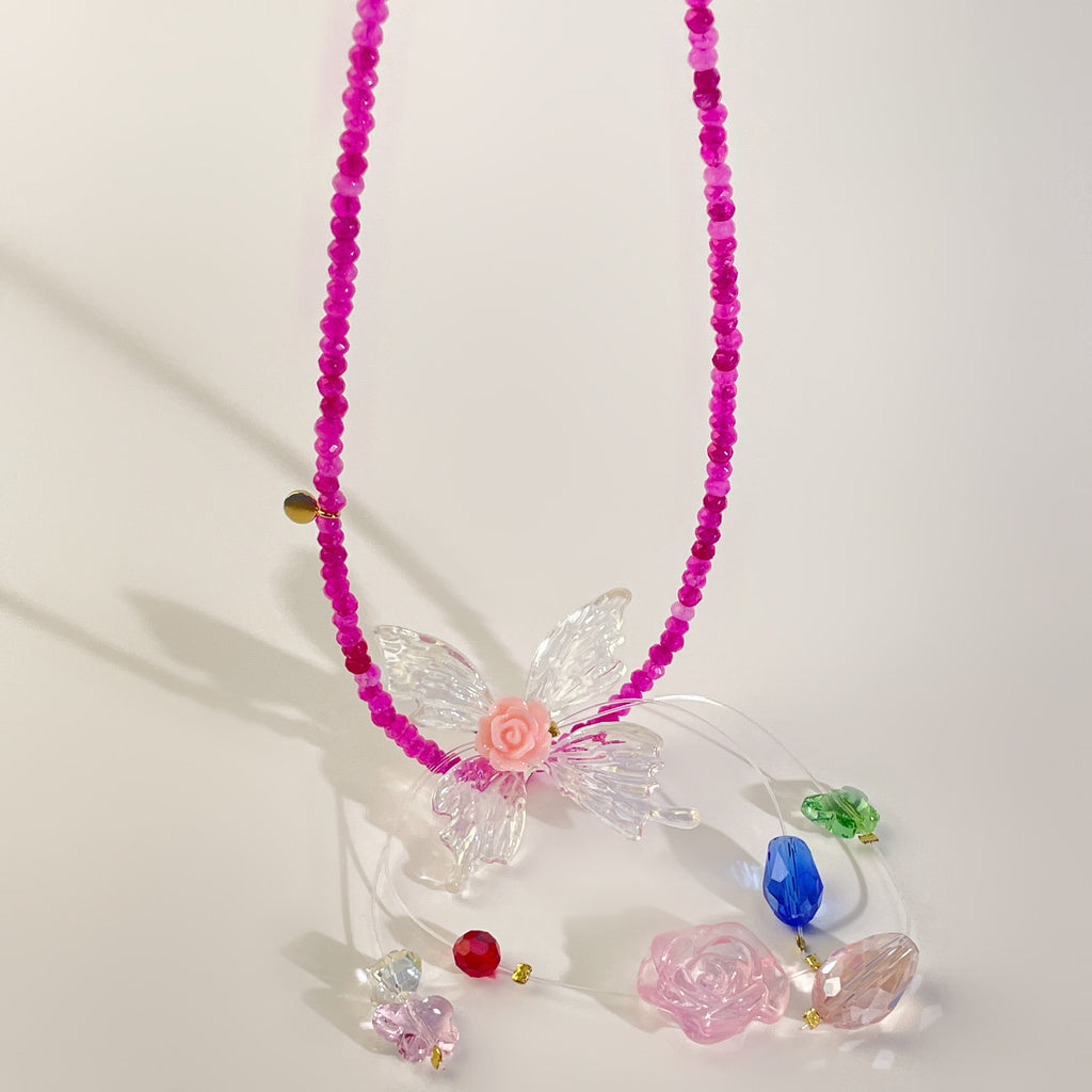 Cosmic Raspberry - Necklace