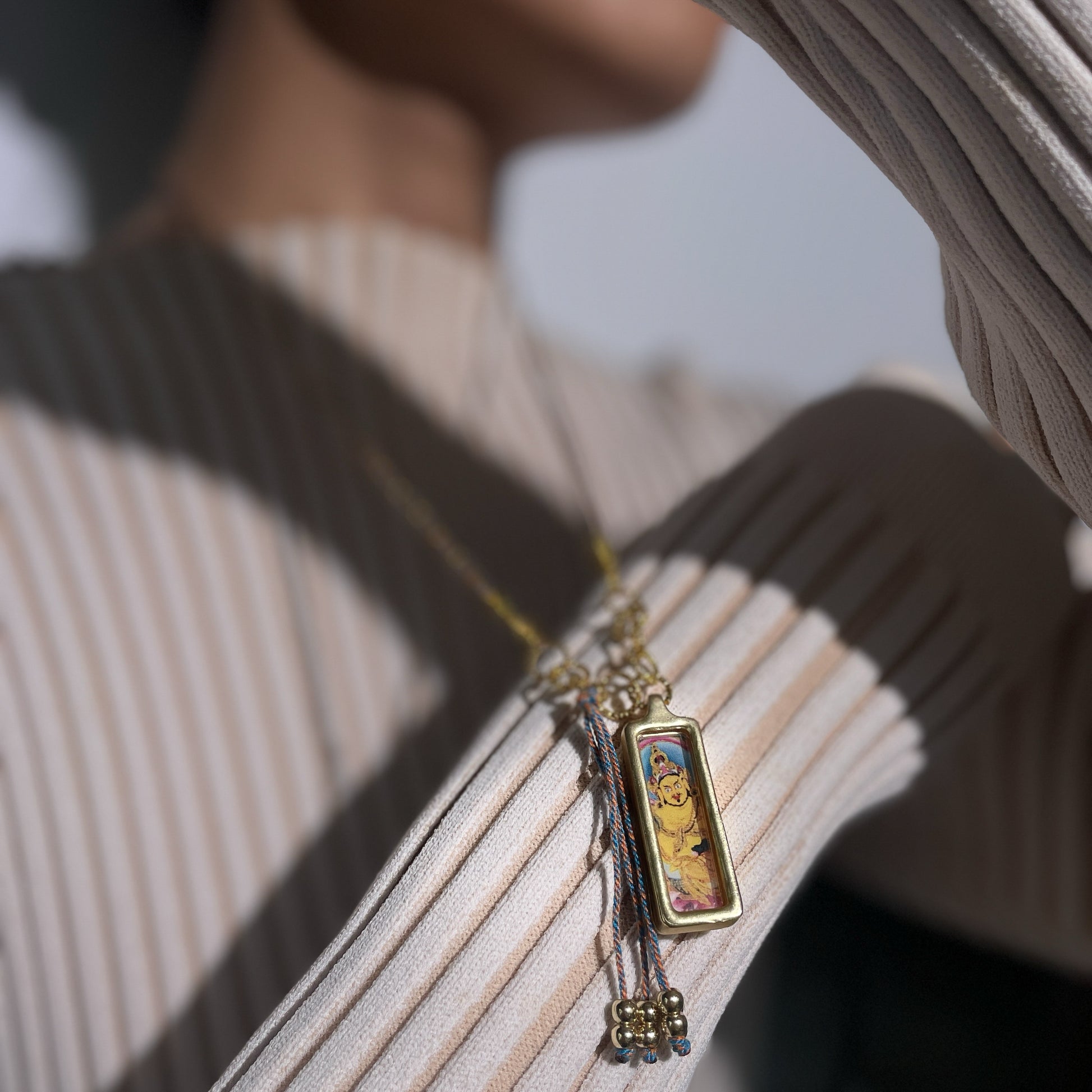 Yellow Jambhala’s blessing – Necklace