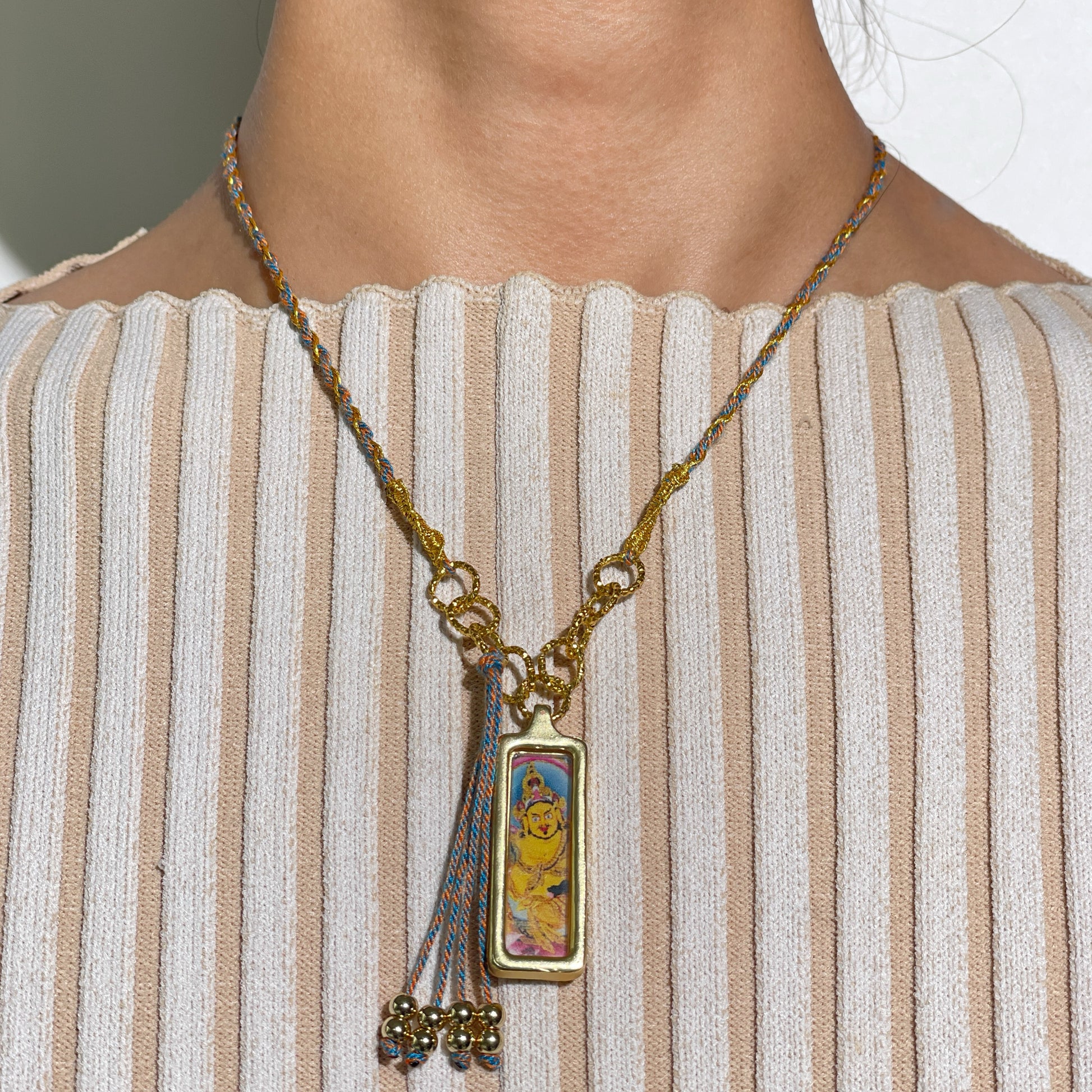 Yellow Jambhala’s blessing – Necklace