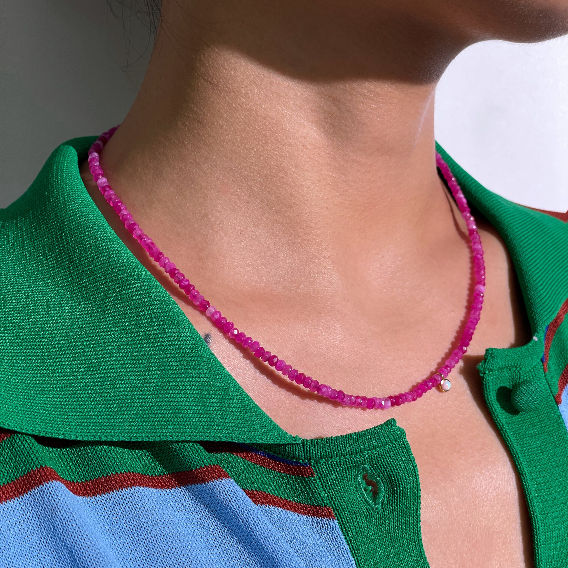 Cosmic Raspberry - Necklace